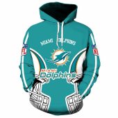 NFL Miami Dolphins Aqua Pullover Hoodie