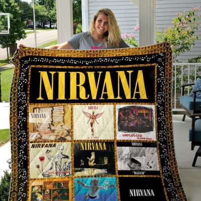 Nirvana Best Albums Quilt Blanket