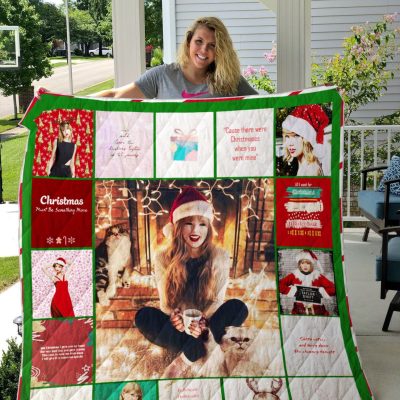 Taylor Swift Christmas Quilt Blanket