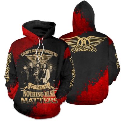 Aerosmith Nothing Else Matters Pullover Hoodie