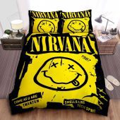 Nirvana Logo 1987 Smells Like Teen Spirit Bedding Set