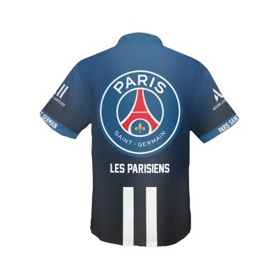 Paris Saint-Germain FC Blue Red Hawaiian Shirt V2