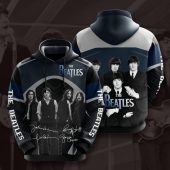 The Beatles Signatures Pullover Hoodie V2