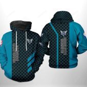 NBA Charlotte Hornets Black Teal GC Pullover Hoodie V3