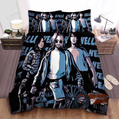 Nirvana Members Fan Art Bedding Set