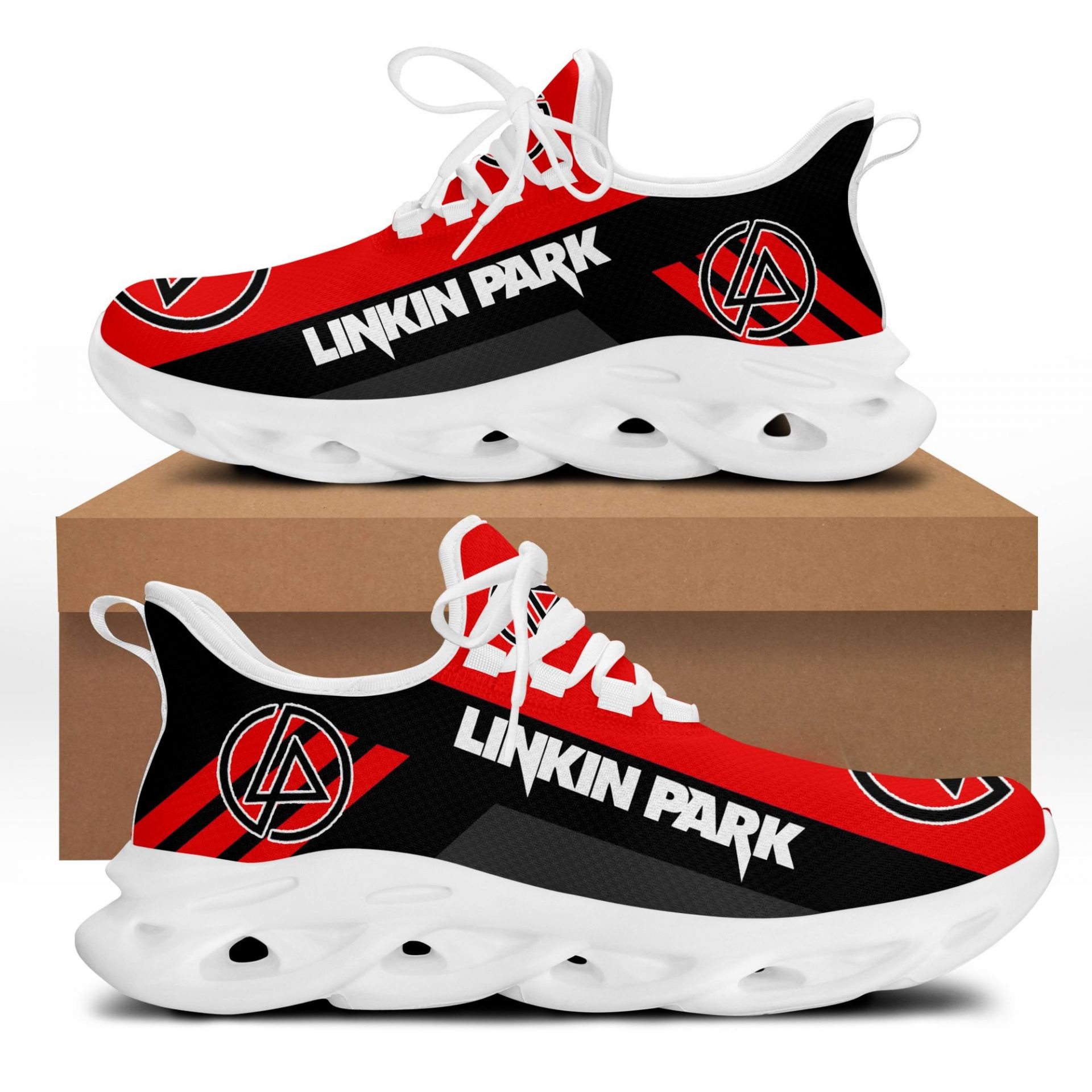 Linkin Park Red Black Max Soul Shoes Linkin Park Red Black Max Soul Shoes