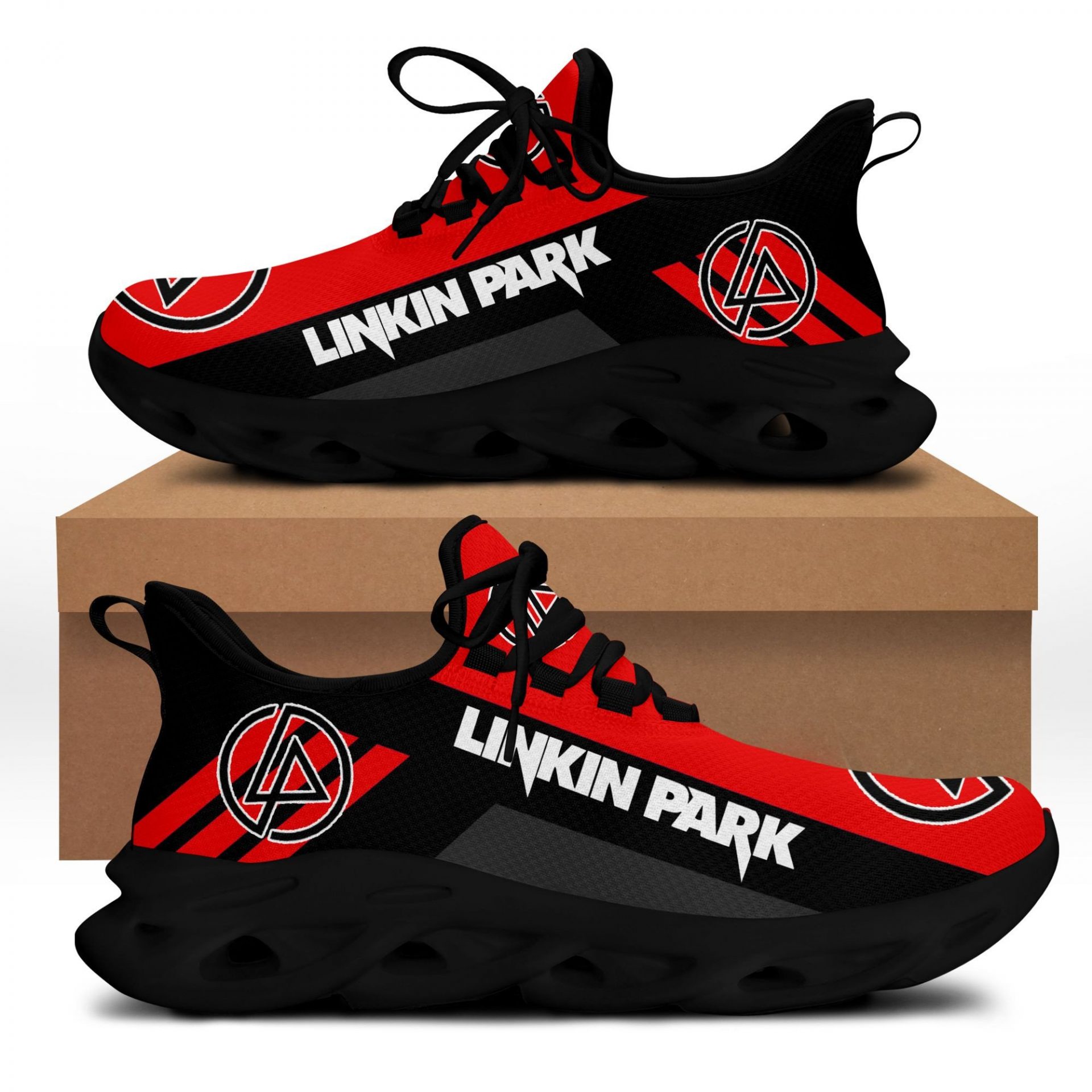 Linkin Park Red Black Max Soul Shoes Linkin Park Red Black Max Soul Shoes