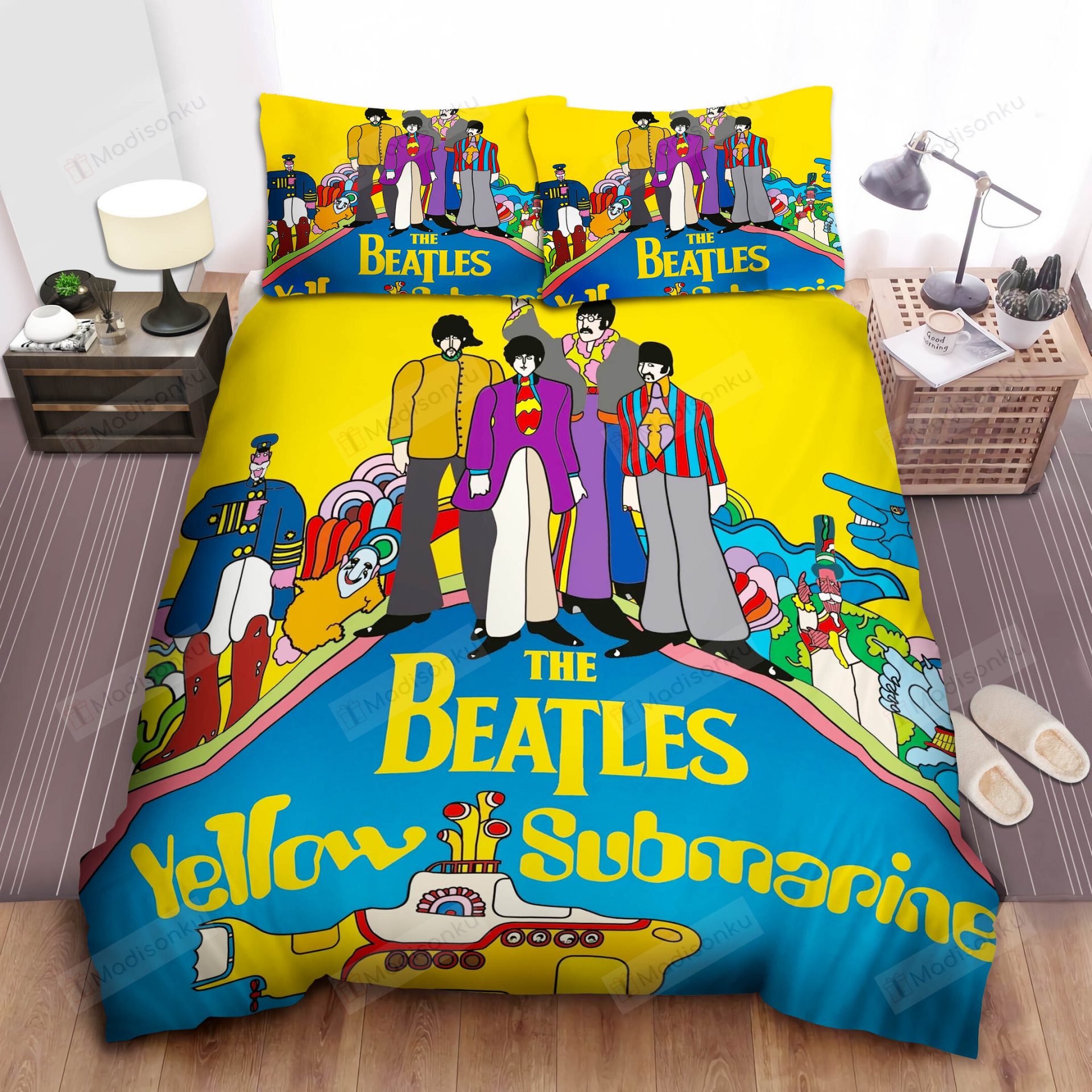 The Beatles Yellow Submarine Bedding Set V1 The Beatles Yellow Submarine Bedding Set V1
