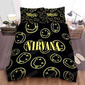 Nirvana Logo Pattern Bedding Set