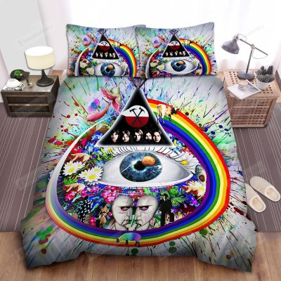 Pink Floyd Psychedelic Trippy Artwork Bedding Set