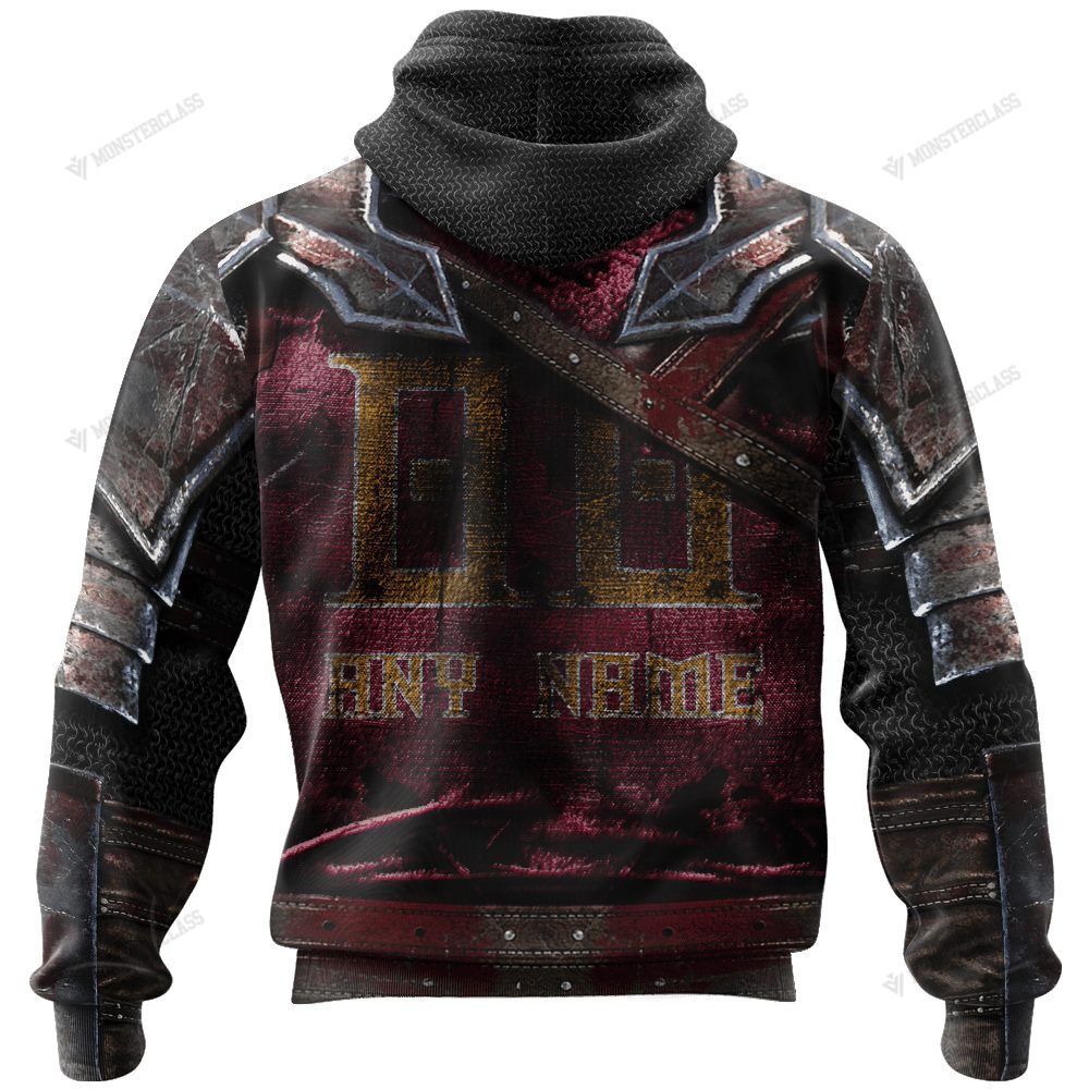 NBA Miami Heat Custom Name Number Warrior Armor Pullover Hoodie NBA Miami Heat Custom Name Number Warrior Armor Pullover Hoodie
