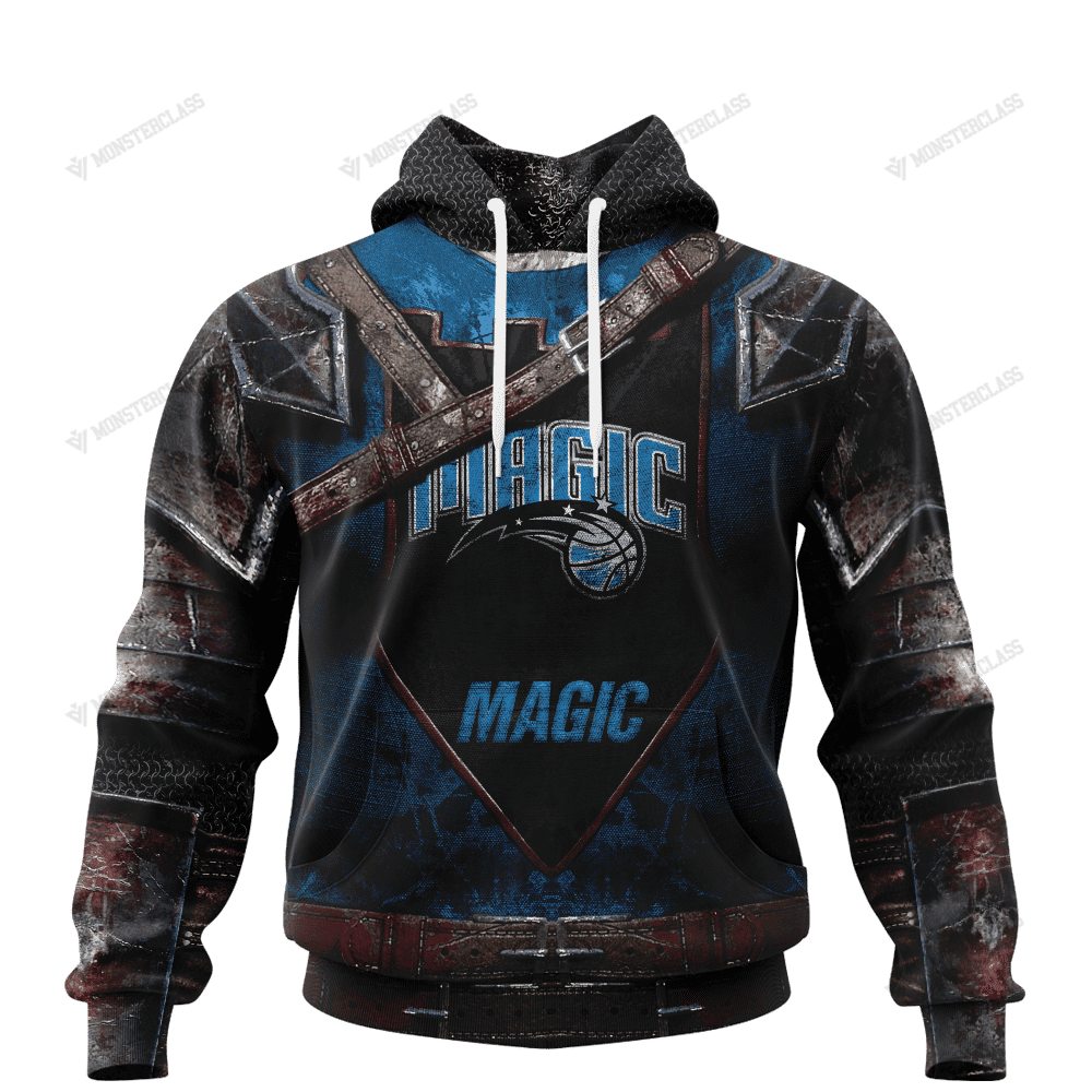 NBA Orlando Magic Custom Name Number Warrior Pullover Hoodie NBA Orlando Magic Custom Name Number Warrior Pullover Hoodie