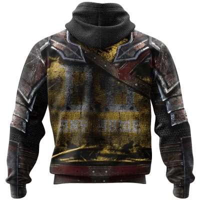 NBA Denver Nuggets Custom Name Number Warrior Armor Pullover Hoodie