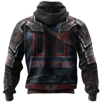 NBA New Orleans Pelicans Custom Name Number Warrior Pullover Hoodie