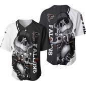 NFL Atlanta Falcons Jack Skellington Baseball Jersey