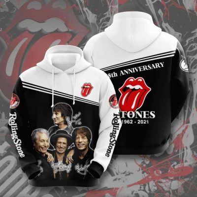 The Rolling Stones Anniversary Pullover Hoodie V1
