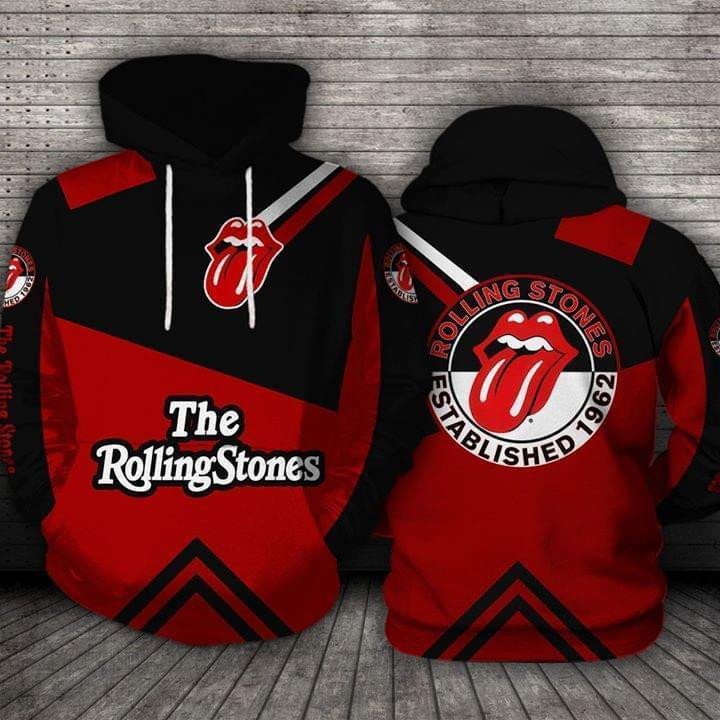 The Rolling Stones EST 1962 Pullover Hoodie The Rolling Stones EST 1962 Pullover Hoodie
