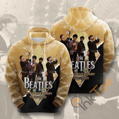 The Beatles 60th Anniversary Pullover Hoodie V1