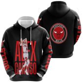 NBA Chicago Bulls Black Alex Caruso 6 Pullover Hoodie
