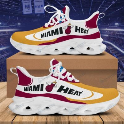NBA Miami Heat Yellow Red Max Soul Shoes