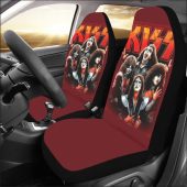 Kiss Red Car Seat Covers