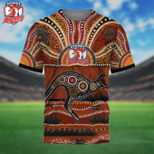 New NRL Aboriginal Style Shirt For Fans -Limited Edition