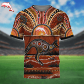 New NRL Aboriginal Style Shirt For Fans -Limited Edition