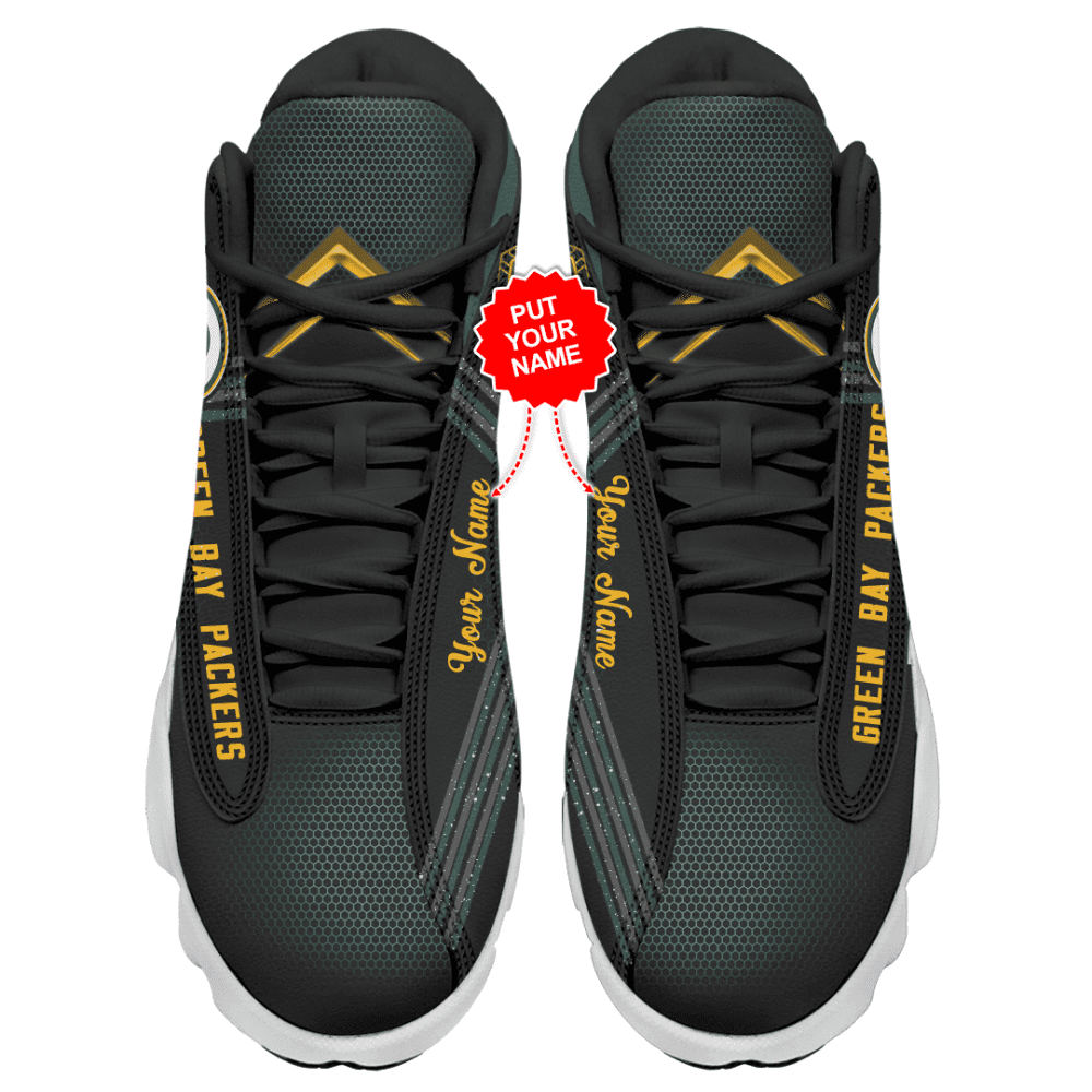 Green Bay Packers Custom Name Air Jordan 13 Sneakers, Best Gift For Men And Women Green Bay Packers Custom Name Air Jordan 13 Sneakers, Best Gift For Men And Women