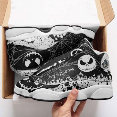 Jack Skellington Air Jordan 13 Sneakers, Best Gift For Men And Women