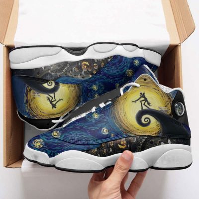 Jack Skellington Air Jordan 13 Sneakers, Best Gift For Men And Women