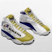 NFL Baltimore Ravens Air Jordan 13 Shoes, Best Gift For Men And Women