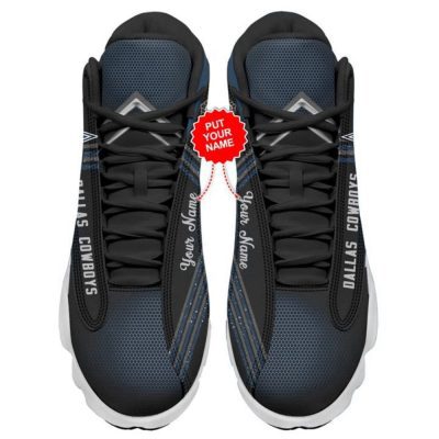 NFL Dallas Cowboys Custom Name Special Hexa Logo Air Jordan 13 Sneakers, Gift For Men And Women
