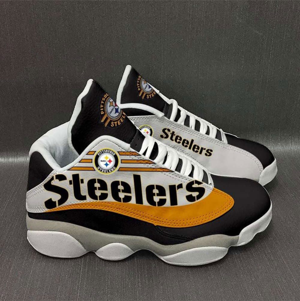 NFL Pittsburgh Steelers Air Jordan 13 Sneakers, Gift For Men And Women V7 NFL Pittsburgh Steelers Air Jordan 13 Sneakers, Gift For Men And Women V7