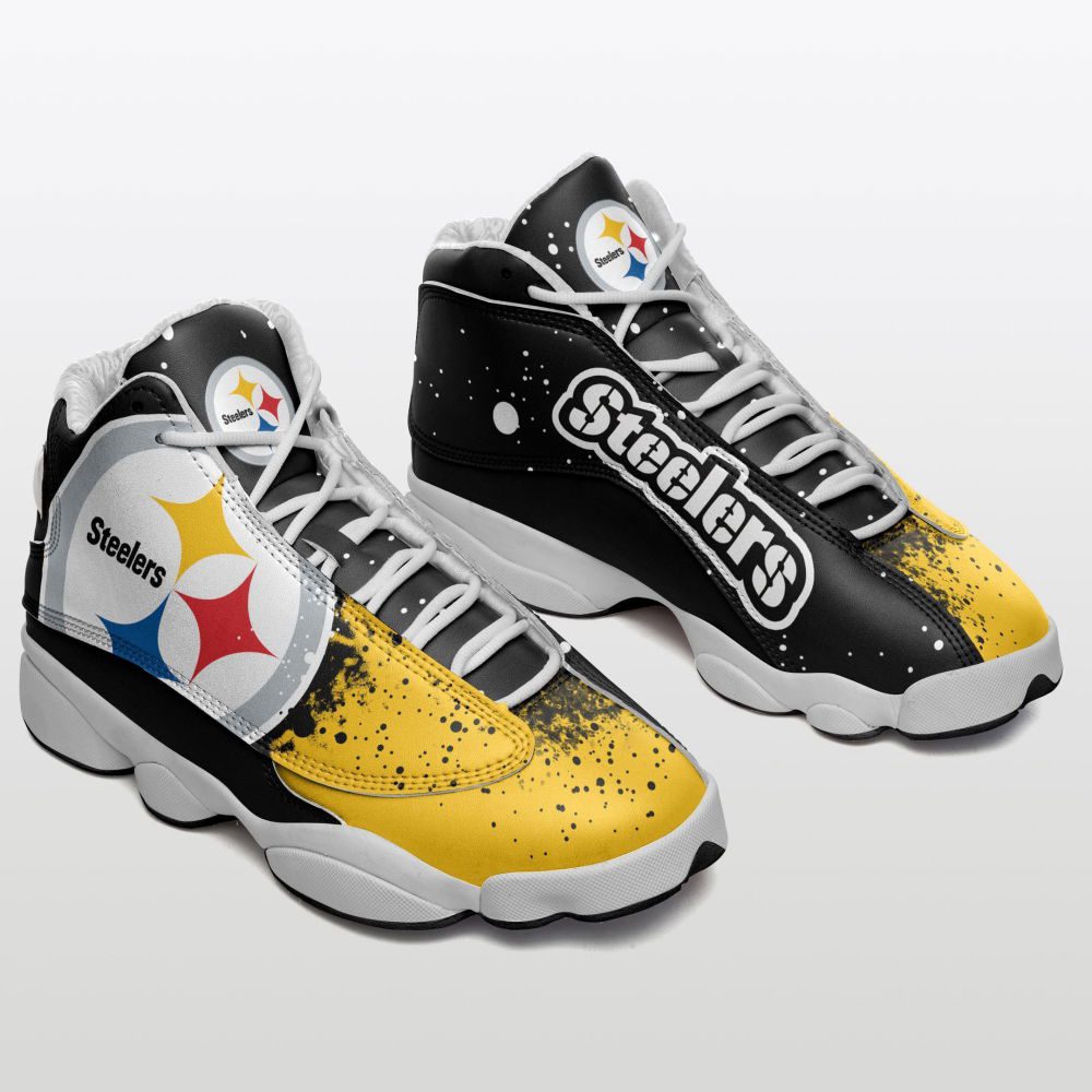 Pittsburgh Steelers Edition Air Jordan 13 Sneakers, Gift For Men And Women Pittsburgh Steelers Edition Air Jordan 13 Sneakers, Gift For Men And Women