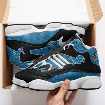 Detroit Lions Air Jordan 13 Sneakers, Best Gift For Men And Women