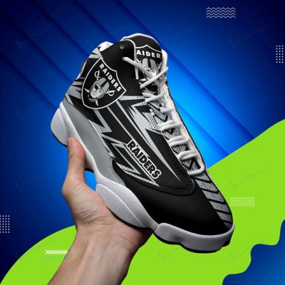 Las Vegas Raiders Air Jordan 13 Sneakers, Best Gift For Men And Women