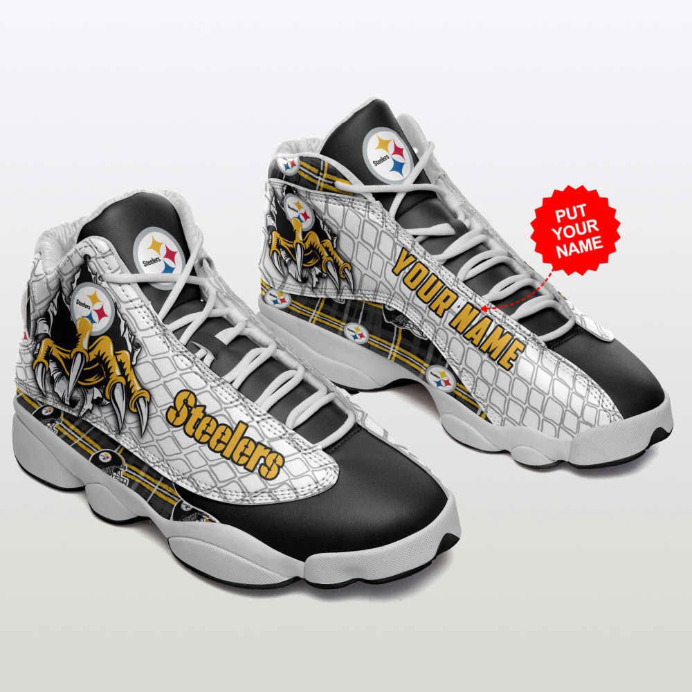 Pittsburgh Steelers Air Jordan 13 Sneakers, Best Gift For Men And Women Pittsburgh Steelers Air Jordan 13 Sneakers, Best Gift For Men And Women