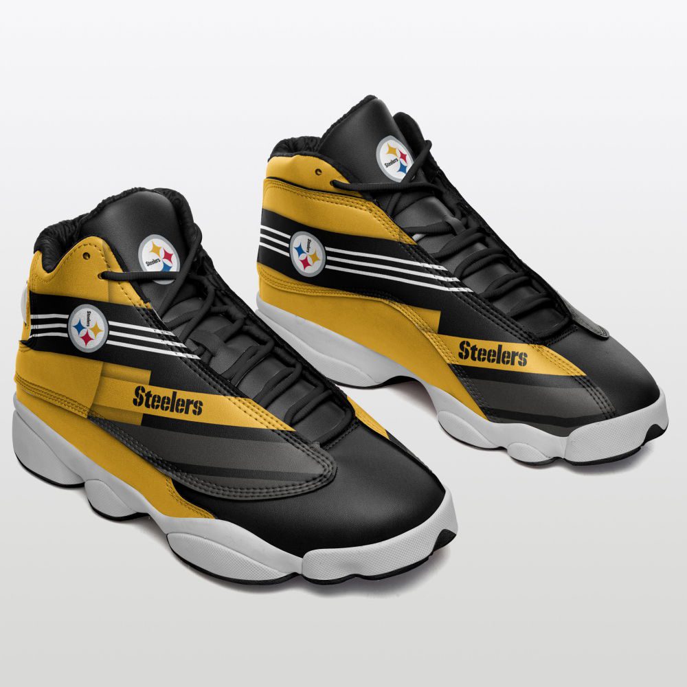 Pittsburgh Steelers Air Jordan 13 Sneakers, Best Gift For Men And Women Pittsburgh Steelers Air Jordan 13 Sneakers, Best Gift For Men And Women
