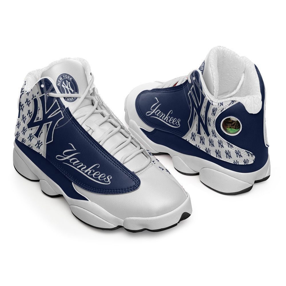 New York Yankees Edition Air Jordan 13 Sneakers, Gift For Men And Women New York Yankees Edition Air Jordan 13 Sneakers, Gift For Men And Women