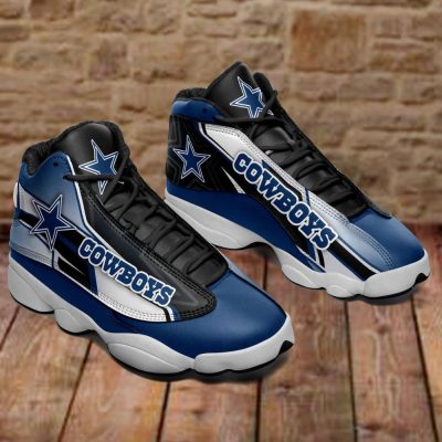 Dallas Cowboys Air Jordan 13 Sneakers, Gift For Men And Women