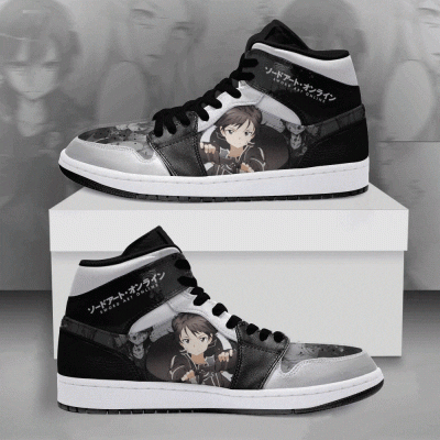 Asuna SAO Anime Sneakers Air Jordan Shoes Sport Sneakers For Men and Women