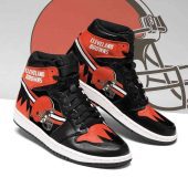 ClevelAnd Browns Nfl Football Air Jordan Shoes Sport Sneakers, For Men Women