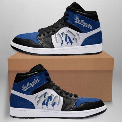 Los Angeles Dodgers Mlb Air Jordan Shoes Sport Sneakers, For Men And Women
