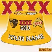 XXXX Gold x AFL Personalized Perfect Bucket Hat Gifts For Fans - Limit