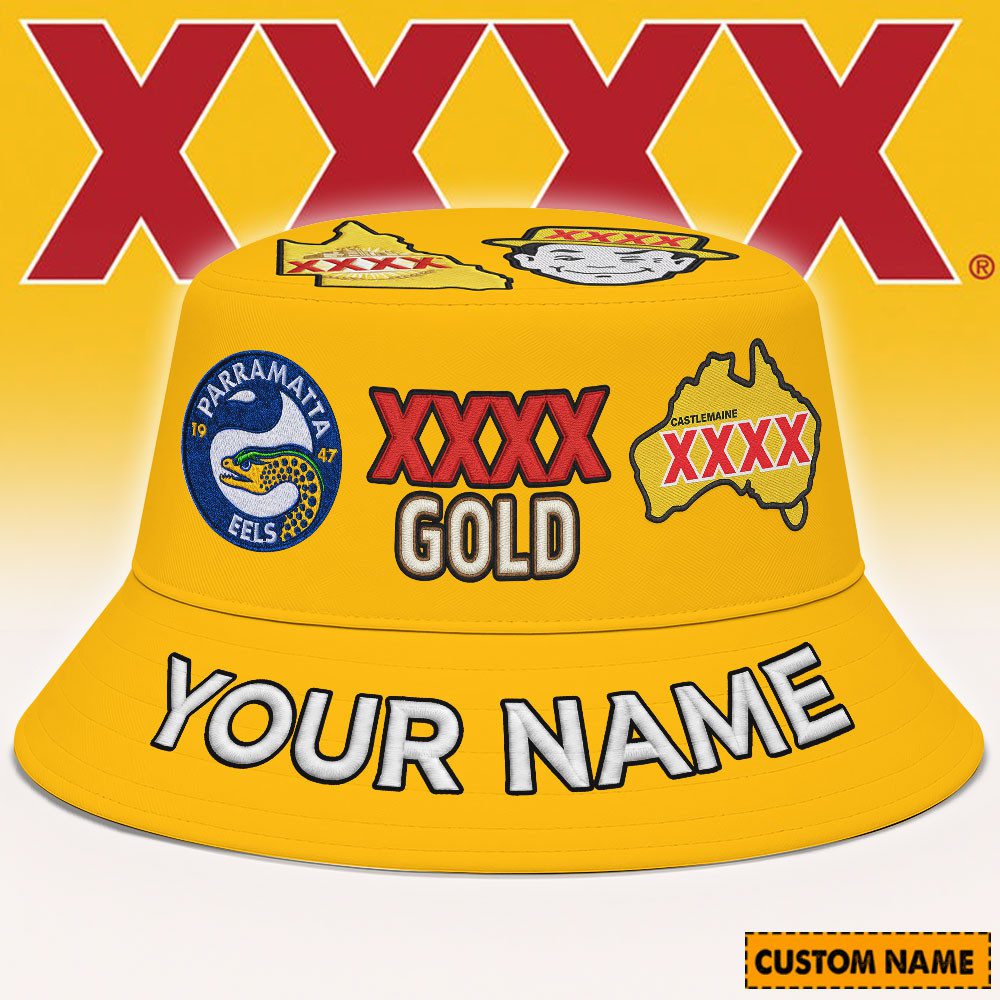 XXXX Gold x NRL Personalized Perfect Bucket Hat Gifts For Fans Limit XXXX Gold x NRL Personalized Perfect Bucket Hat Gifts For Fans Limit