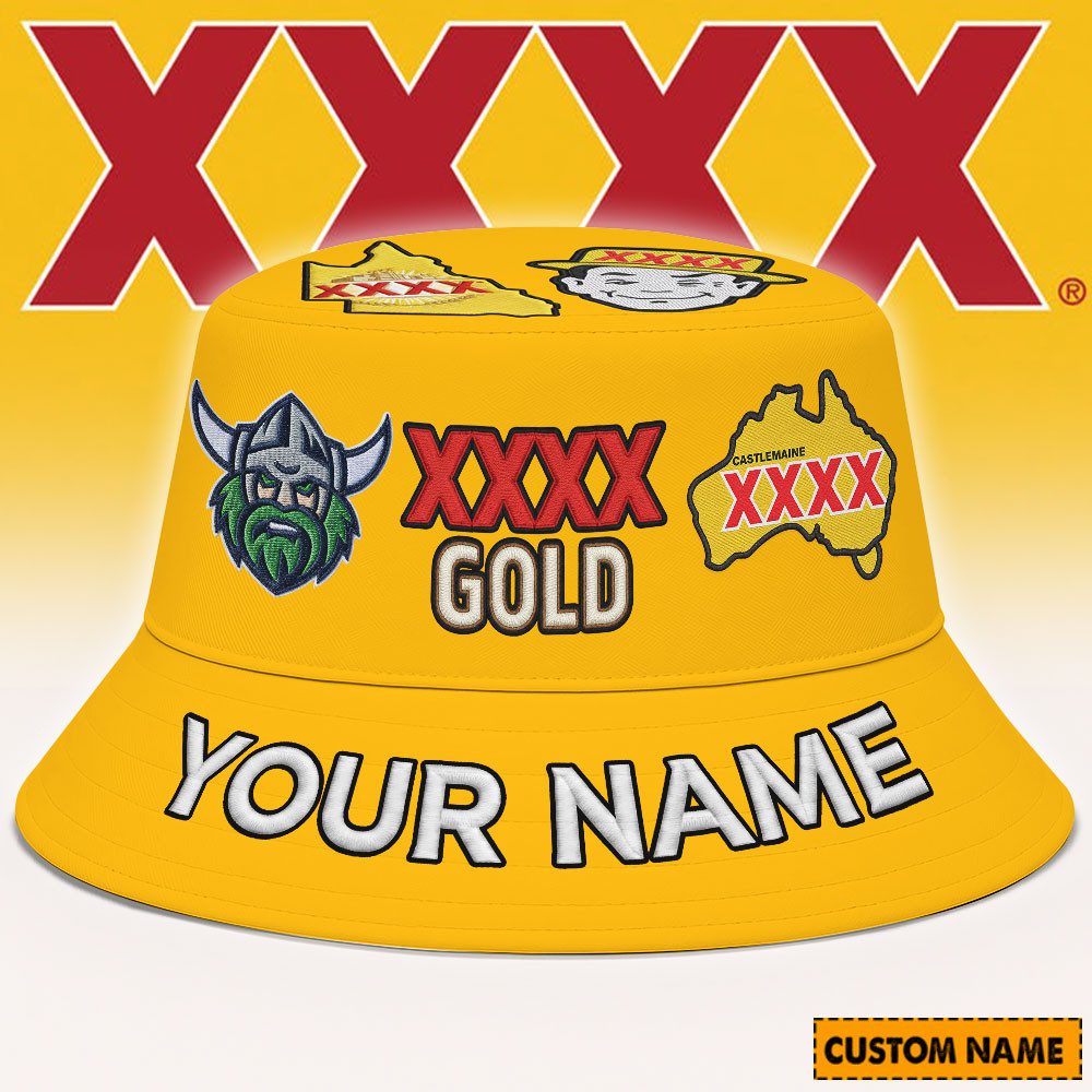 XXXX Gold x NRL Personalized Perfect Bucket Hat Gifts For Fans Limit XXXX Gold x NRL Personalized Perfect Bucket Hat Gifts For Fans Limit