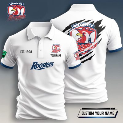 NRL Custom Name Premium Men Polo Shirt Gifts For Fans  Limited Editio