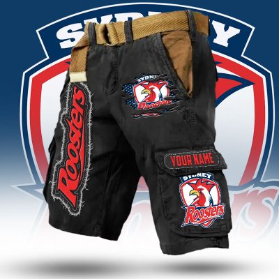 NRL Custom Name Premium Cargo Short Pants Gifts For Fans  Limited Edi