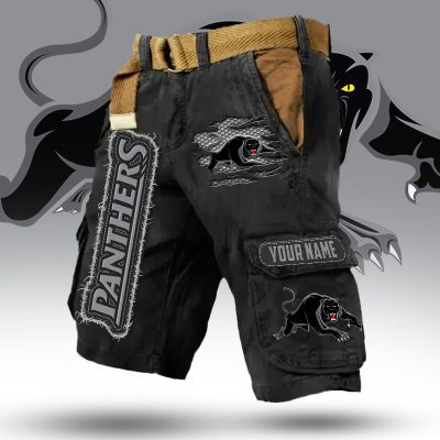 NRL Custom Name Premium Cargo Short Pants Gifts For Fans  Limited Edi