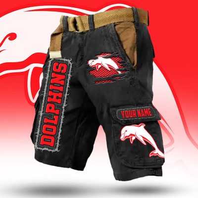 NRL Custom Name Premium Cargo Short Pants Gifts For Fans  Limited Edi